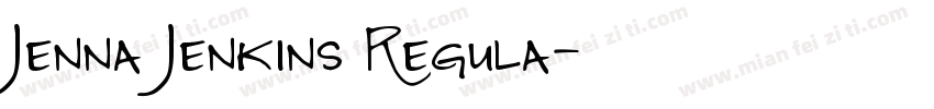 Jenna Jenkins Regula字体转换